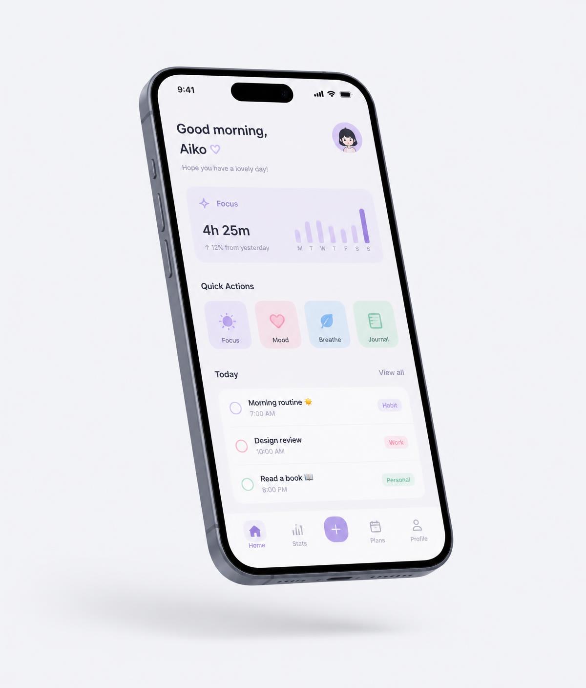Featured Studio Whiterock app on a smartphone